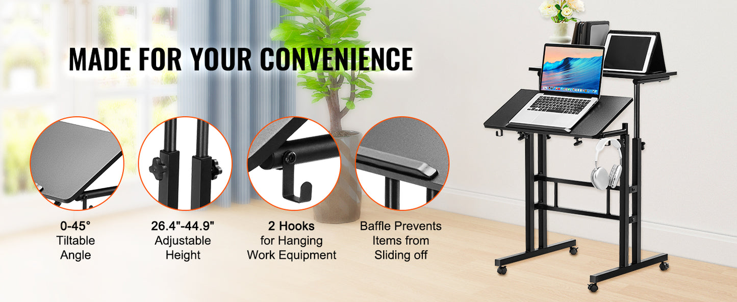 Roll & Rise Desk